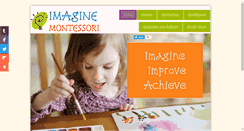 Desktop Screenshot of imagine-montessori.com